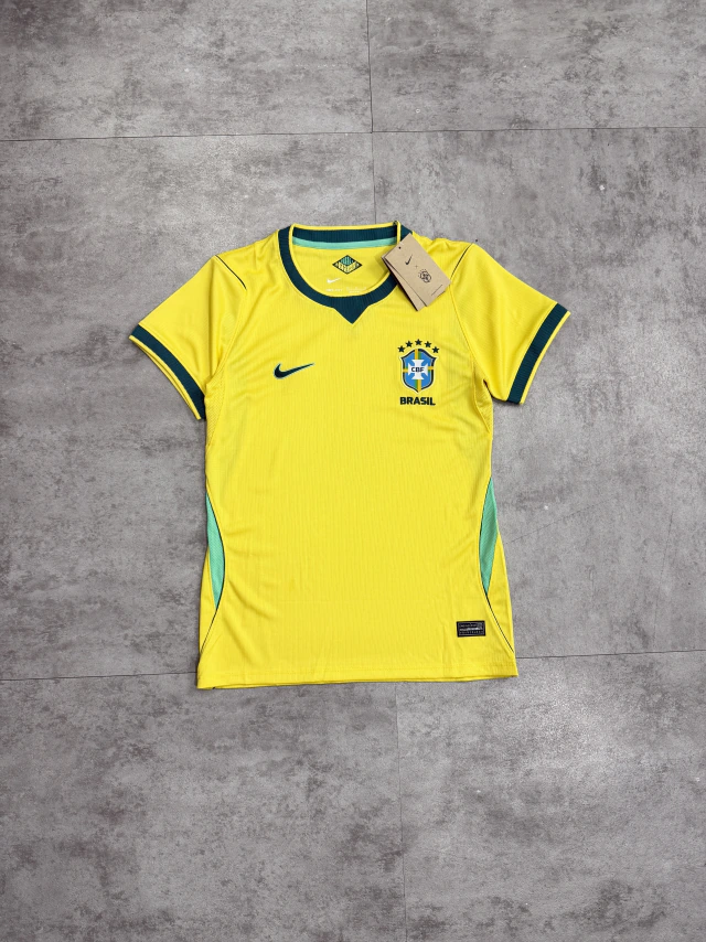Camisa Feminina Seleção Brasileira I - Torcedor