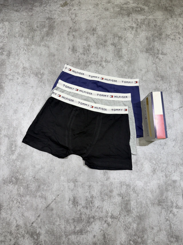 Kit 3 Cuecas - Algodão Tommy Hilfiger